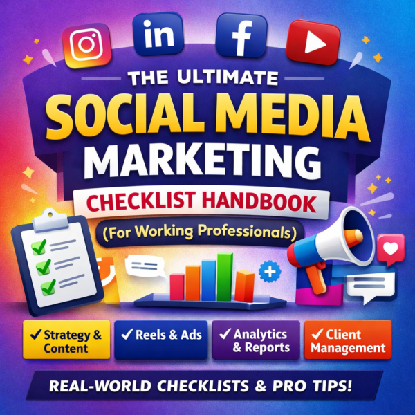The Ultimate Social Media Marketing Checklist Handbook (For Working Professionals)
